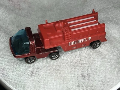 Hot Wheels Heavyweights Fire Truck Vintage 1969 Redline Red Cab Trailer Nice!!! - Image 1 of 4