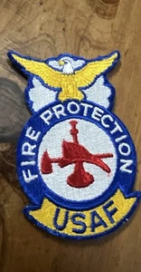 USAF Fire Protection 3" Patch - Picture 1 of 1