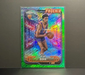 2024-25 Topps Chrome Ryan Dunn Green Refractor Topps Logo Phoenix Suns RC #182 - Bild 1 von 2