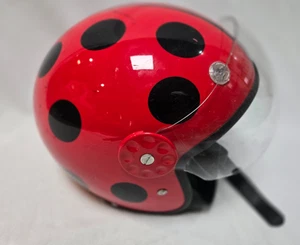Vintage HCI Women's Lady Bug Morrcycle Helmet Size: XS Ladybug Polka Dot - Bild 1 von 7