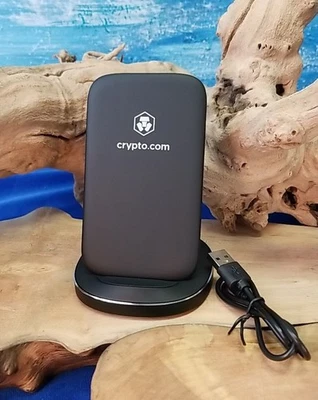 💥NEW RARE Crypto.com Wireless Phone Charger for iPhone & Android Hard to find  - Image 1 of 4