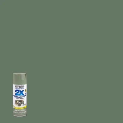 Rust-Oleum Painter's Touch 2X Ultra Cover Gloss Sage Green Paint+Primer Spray Pa - Image 1 of 3