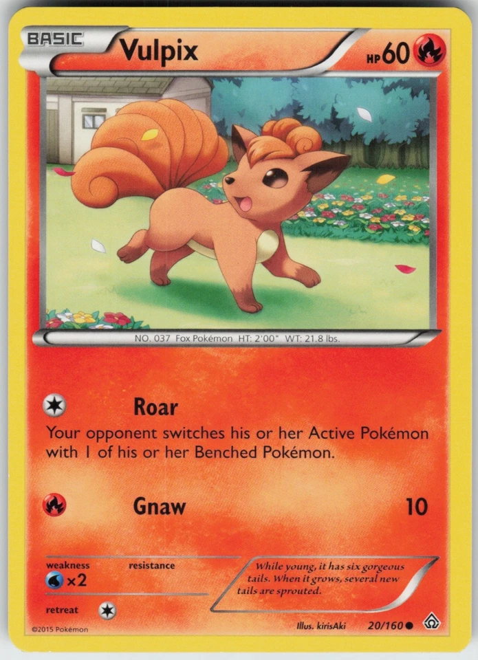 Vulpix 20/160 Common  XY - Primal Clash - Image 1 of 1