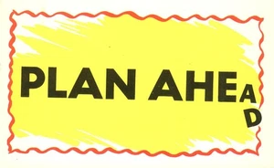 Postal de cómic Plan Ahead - Imagen 1 de 2