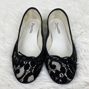 Repetto Cendrillon Flat shoes Ballet shoes Pumps Ribbon Lace Current Recent - Picture 1 of 24