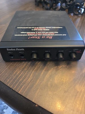 RADIO SHACK 32-1153 Karaoke Mate 6V DC Fuente de alimentación CD Removedor de voz Caja no probada Foto 1 de 4