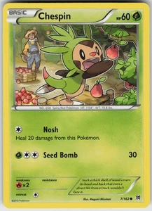 Chespin (7) 7/162 Common XY - BREAKthrough - Picture 1 of 1