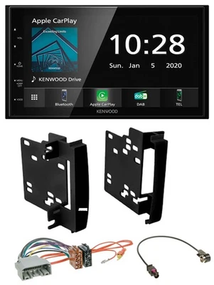 Kenwood Bluetooth MP3 DAB USB 2DIN Autoradio für Chrysler 300C Sebring Dodge Ave - Bild 1 von 4