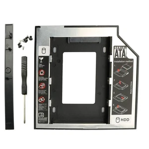 9.5mm SATA HDD SSD Caddy Adapter Laptop Hard Disk Holder CD DVD ROM Bay 2.5" - Picture 1 of 5