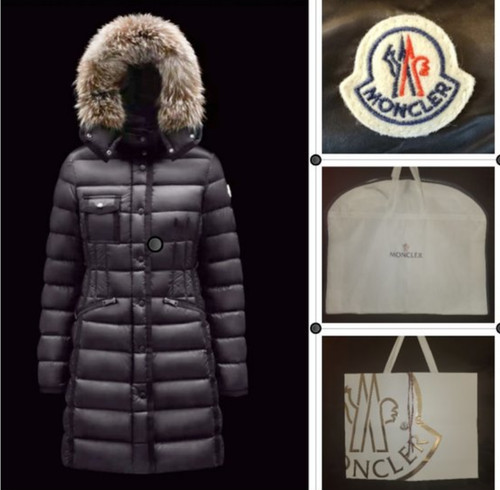 (Nuovo con etichette) Moncler Hermifur con *** ricevuta e capo originale e shopping bag*