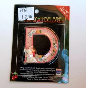 Mary Engelbreit Alphabet Letters, Numbers Ampersand Magnets 2001 Enesco NEW - Picture 1 of 11