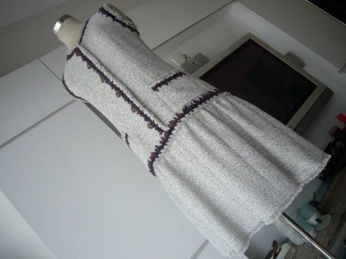 Abito Chanel Tweed 2008 usatoiale mater rayon tweed senzahe manic do 34glia