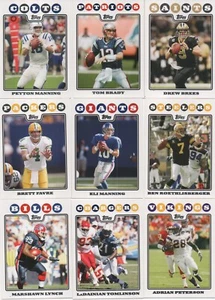 2008 Topps Football Complete Master Set #1-440 Plus all the Insert Sets - Picture 1 of 7