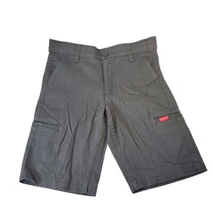 Levi's Youth Boy Cargo Shorts Adjustable Waistband Flex Stretch Gray Size 8 - Picture 1 of 10