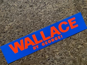 George Wallace By George! Presidential Campaign Bumper Sticker 1968 MINT RARE - Picture 1 of 1