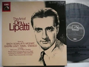 THE ART OF DINU LIPATTI BACH, MOZART, CHOPIN, RAVEL, LISZT & ENESCO EMI RLS 749 - Picture 1 of 6