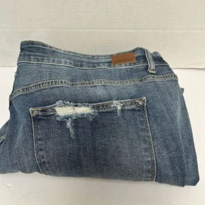 Judy Blue Mid-Rise Distressed Boyfriend Cropped Capri Style #8286 Gr. 24W - Bild 1 von 5