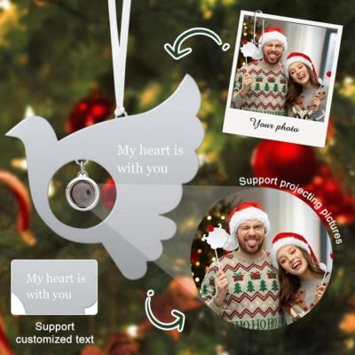 Custom Photo Projection Necklace with Picture Inside I Love You Necklace Lot O2 - Image 1 of 4