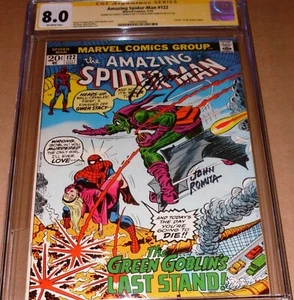 Amazing Spider-Man #122 CGC SS 8.0 SIGNED John Romita Sr +1 Death Green Goblin - Picture 1 of 4