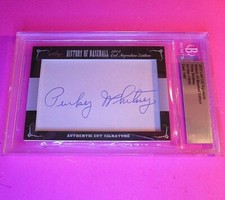 2012 Leaf Cut Signature, History of Baseball, Pinky Whitney, Autograph Auto, BGS