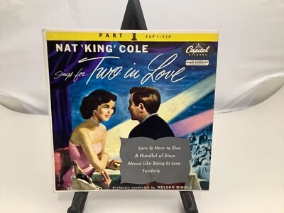 Nat King Cole Sings For Two In Love Part 1 1956 Capitol Records  EAP 1-420 VG+ - Image 1 of 4
