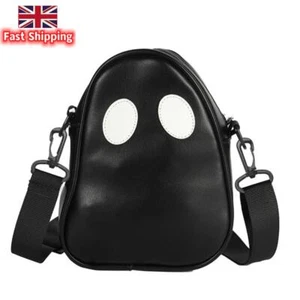Ghost Funny Leather Shoulder Bag Casual Small Satchel Bags for Travel (Black) - Picture 1 of 8