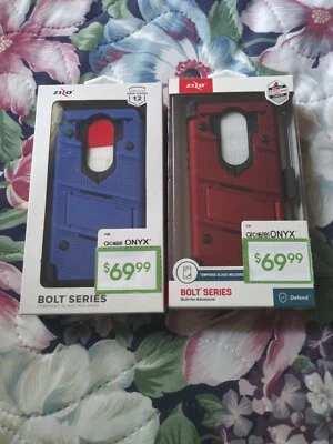 2 ZIZO BOLT Series Alcatel Onyx Cases w/Screen Protector Holster/Kickstand  - Image 1 of 3