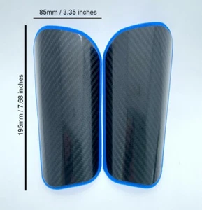 Shin Guards, Vera Fibra di Carbonio, Superleggero, Taglia M/L, Per Uomo Donna Calcio - Foto 1 di 4