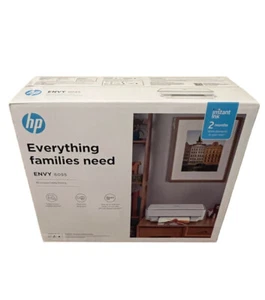 HP ENVY 6055 Inkjet All-In-One Printer White WiFi Airprint Scanner Copy - Photo 1/1