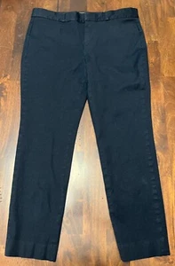 Banana Republic Sloan Curvy Fit Navy Blue Flat Front Pants Women’s Size 10 - Picture 1 of 4
