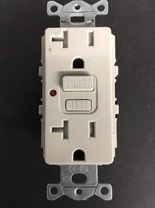 Lutron SCR-20-GFTR-TP Colors 20-Amp Tamper Resistant GFCI Receptacle (B6) - Picture 1 of 6
