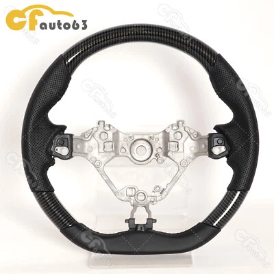 Volante Hydro Dip de fibra de carbono negro para Toyota 86 Subaru BRZ 2017-2025 Foto 1 de 4