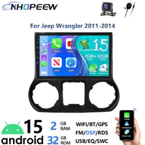 Android 15 For Jeep Wrangler 2011-2014 Car Stereo CarPlay Radio GPS Navi - Bild 1 von 13