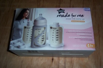 Tomme Tippee Made For Me Breast Milk Starter Set, Novo!! - Imagem 1 de 3