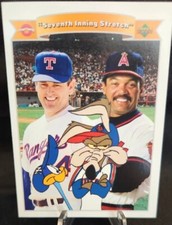 1991 Upper Deck 7th Inning Stretch Looney Tunes Reggie Jackson And Nolan Ryan