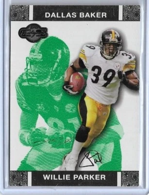 RARE 2007 TOPPS CO-SIGNERS DALLAS BAKER / WILLIE PARKER CARD 16 ~ 001/249 UNIQUE - Image 1 of 2