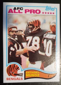 1982 Topps #51 Anthony Munoz Rookie Card Team: Cincinnati Bengals Football - Picture 1 of 6