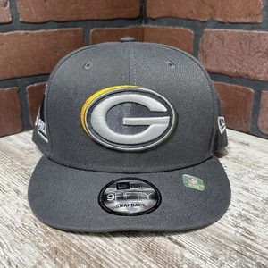 GREEN BAY PACKERS 2024 NFL NEW ERA 9FIFTY ON STAGE DRAFT SNAPBACK HAT GRAPHITE - Picture 1 of 9