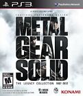 Metal Gear Solid The Legacy Collection - Sony Playstation 3 PS3 8 Games in One