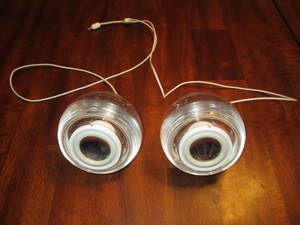 Vintage clear Apple Pro Speakers Harmon Kardon for iMac Power Mac G4 M6531