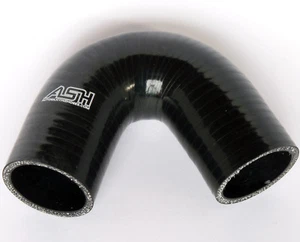 135° grados, arco de silicona, ID 11mm, manguera de radiador LKK, arco de silicona - NEGRO - Imagen 1 de 6