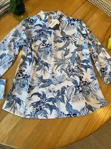 NWT Tommy Bahama Active Golf/Tennis  1/4 Zip Shirt Sz L-TABU Jungle NWT - Picture 1 of 13