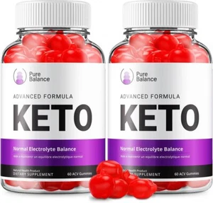 (2 Pack) Pure Balance Keto ACV Gummies - Official - Keto Pure Balance ACV... - Picture 1 of 7