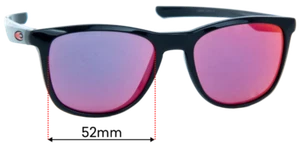 SFx Ersatz-Sonnenbrillengläser passend für Oakley Trillbe X OO9340 - 52 mm breit - Bild 1 von 26