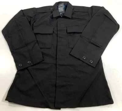 NEW 3XL PROPPER MENS F5452 BDU 2 POCKET COAT L/S BATTLE RIP SHIRT BLACK 3XL REG - Image 1 of 2
