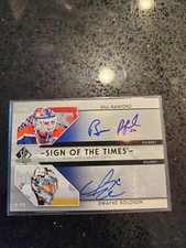 2006-07 SP Authentic Dual Sign Of The Times Bill Ranford/Dwayne Roloson Auto SP