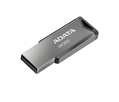 ADATA UV250 USB Flash Drive Silver USB Type-A 2.0, AUV250-32G-RBK with Keyring - Bild 1 von 4