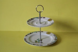 traumhafte zweistöckige Etagere Teller Winterling Mexiko Kaktus Sombrero 0321 - Picture 1 of 1