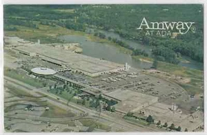 1981 Chrome Postcard Amway At Ada MI Michigan Warehouse Complex Aerial View - Picture 1 of 2