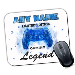 Alfombra de ratón personalizada Legend para juegos PC Mac Pad agregar nombre o etiqueta de gametag regalo para jugadores - Imagen 1 de 5